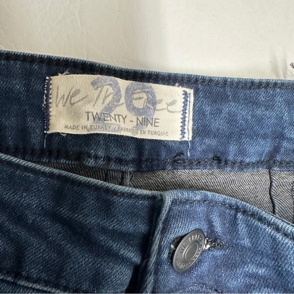 Free people we the free blue midnight Women's Blue Flared Jeans size 29 nwt - Picture 5 of 10